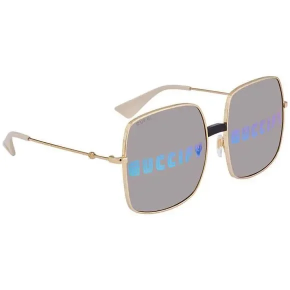 Gucci | Accessories | New Gucci Grey And Gold Oversized  display picture 3